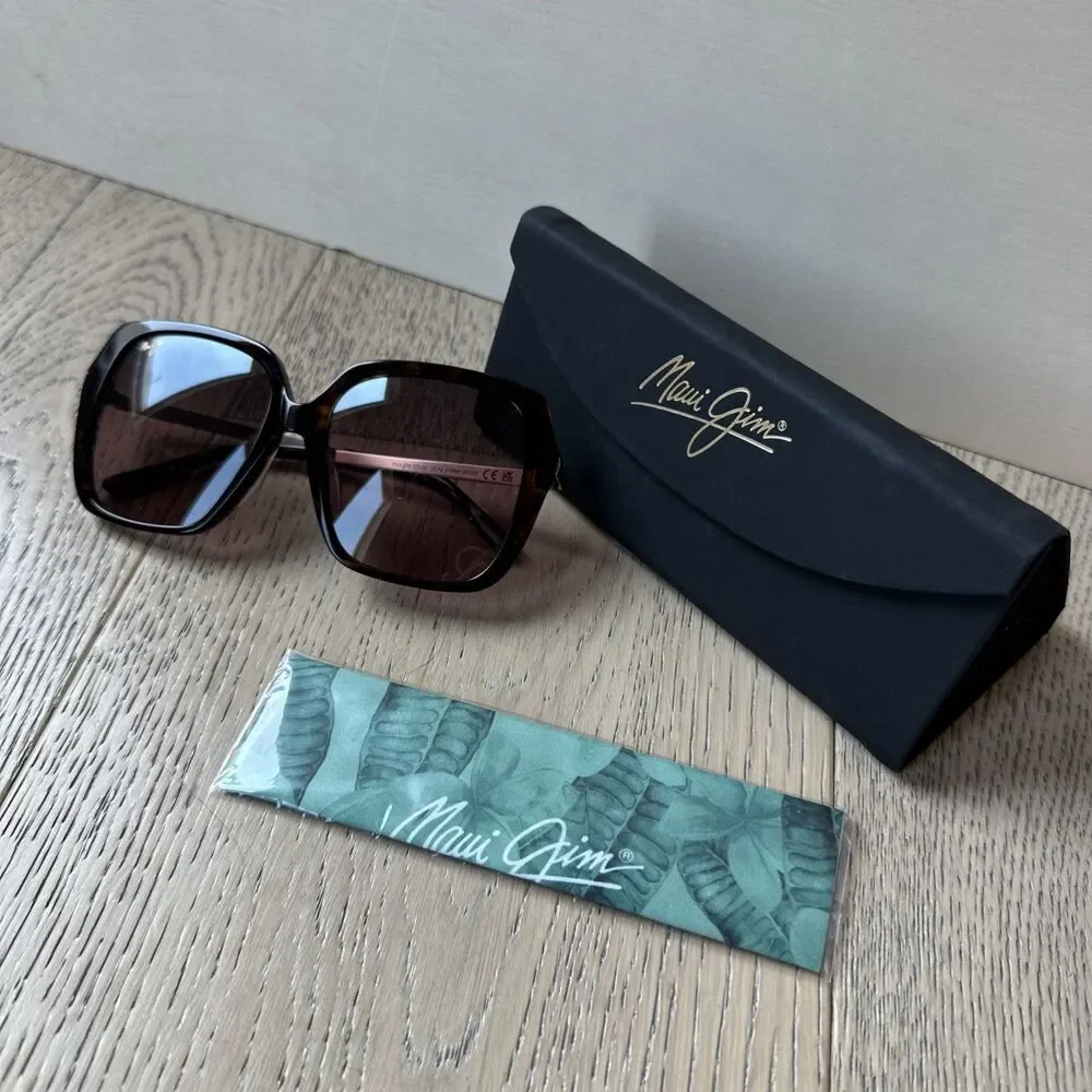 Maui Jim Pool Side MJ 838 10 Tortoise Frame + Maui Rose Polarized Matte Bronze